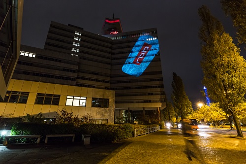 RBB Gebäude - Festival of Lights RBB Gebäude - Festival of Lights