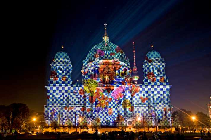 Berliner Dom - Der Dom trägt neue Kleider - festival of lights