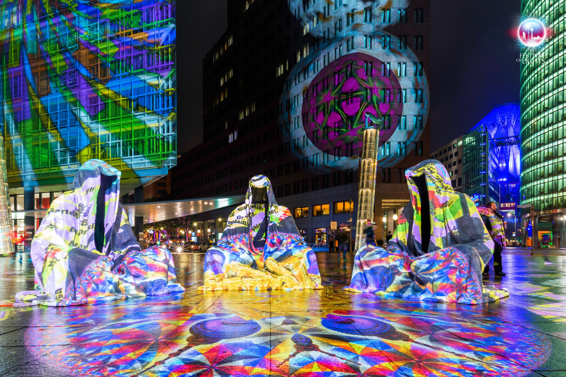 Potsdamer Platz - Kaleidoskope + Wächter der Zeit - 2014