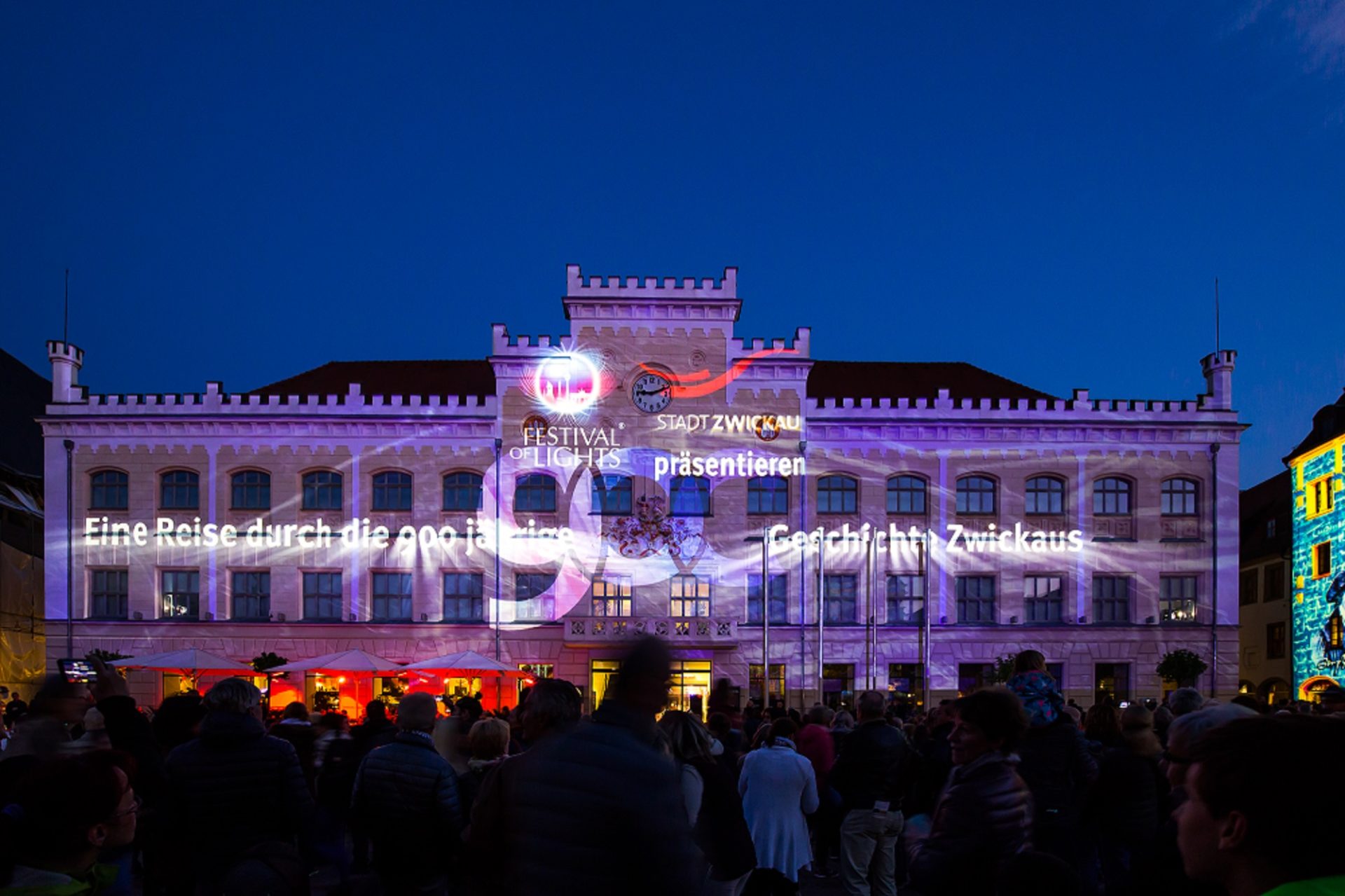 Rathaus Zwickau - Festival of Lights in Zwickau - 2018