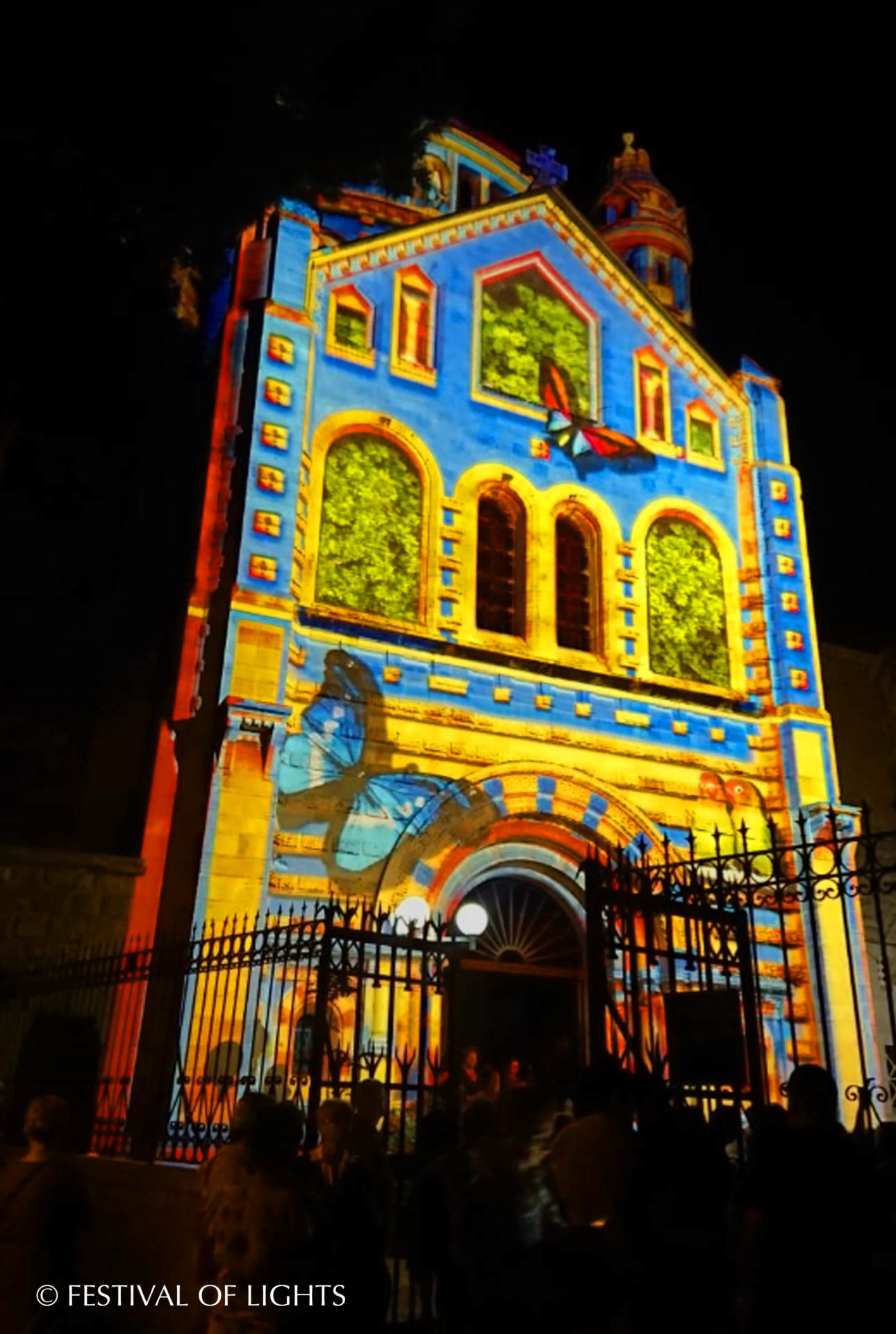 Jersualem Light Festival - Dormitio Abtei - "Enlighten"