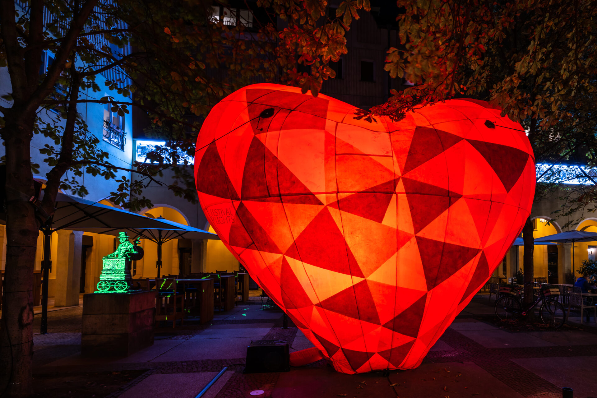 Herz-Installation im Nikolaiviertel