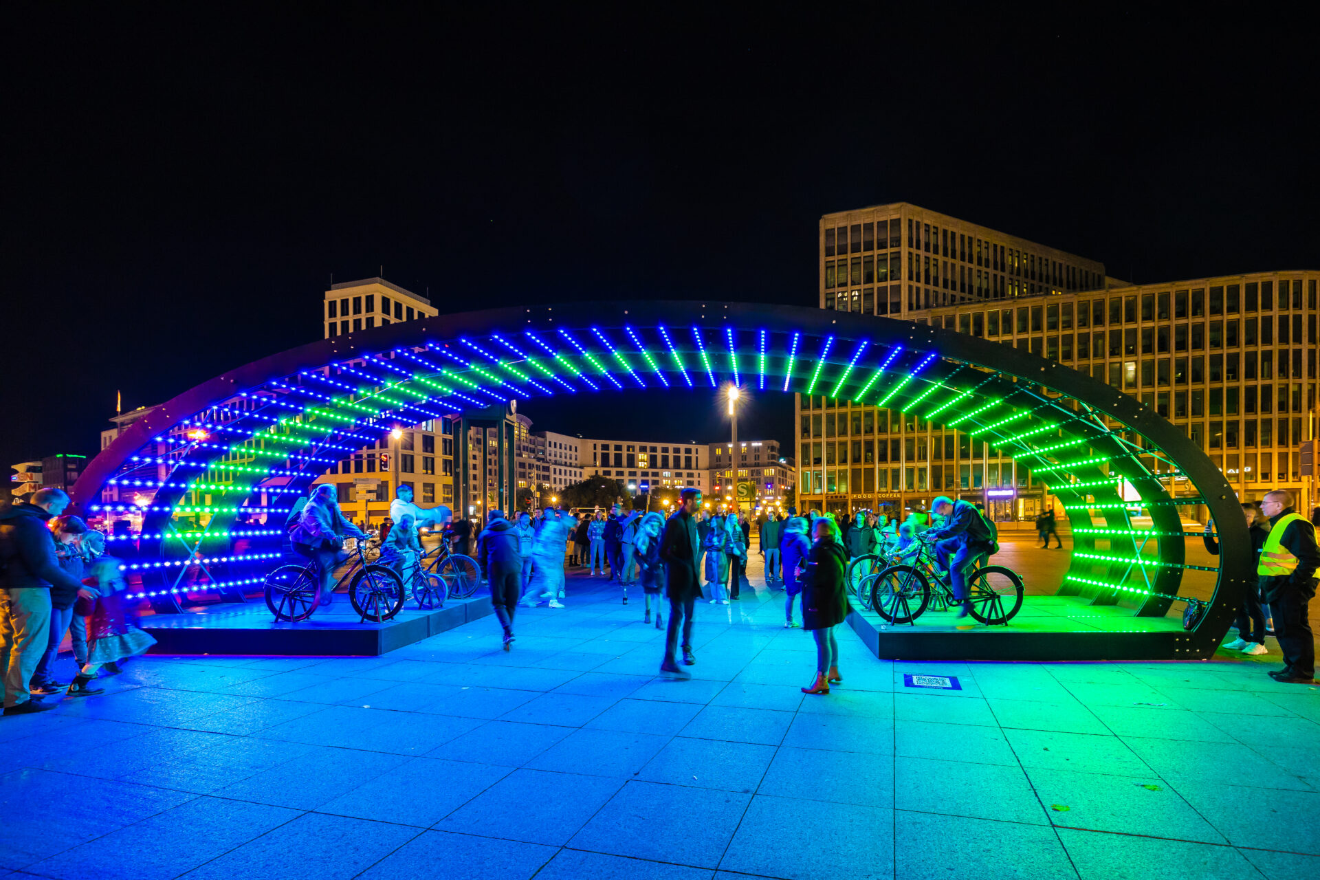 Light-Battle am Potsdamer Platz