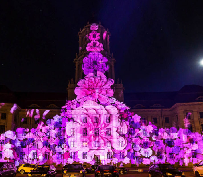 altes stadthaus - dream of flowers - berlin festival of lights altes stadthaus - dream of flowers - berlin festival of lights